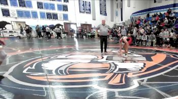 157 lbs Champ. Round 2 - Keegan Daugherty, Yucaipa vs Israel Eugenio, Hoover