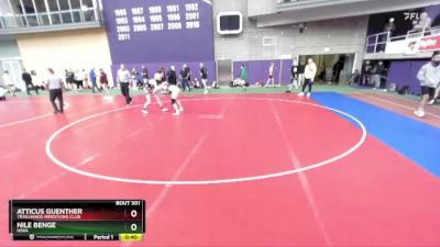 144 lbs Cons. Round 2 - Atticus Guenther, Trailhands Wrestling Club vs Nile Benge, Iowa