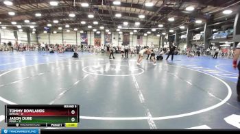 130 lbs Rd# 8- 12:30pm Saturday Final Pool - Jason Dube, POWA vs Tommy Rowlands, Gotcha