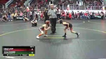 54 lbs Semis & 1st Wrestleback (8 Team) - Ryan Passeri, Brighton Black vs Cruz Loop, Hudson