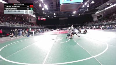 132 lbs Champ. Round 1 - Steven Frink, Placer vs Calvin Spaulding, Casa Roble