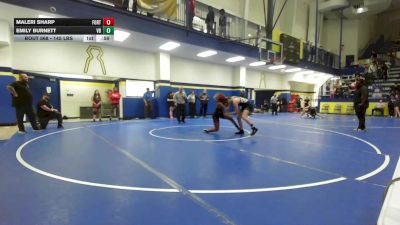 145 lbs Consolation - Maleri Sharp, Fort Smith Northside vs Emily Burnett, Van Buren