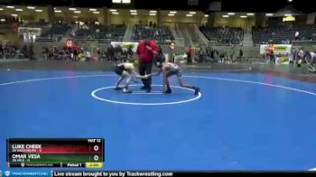 106 lbs Round 1 (4 Team) - Luke Cheek, 3A Harrisburg vs Omar Vesa, 3A Vale