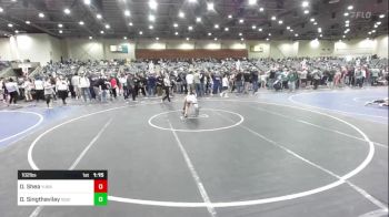 102 lbs Quarterfinal - Declan Shea, Yuba Sutter Combat vs Drake Singthavilay, Squires