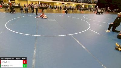 5th - 6th grade - 70 Cons. Semis - Jaxsyn Walk, Immortal Athletics WC vs Parker Schulz, Viking Wrestling Club (IA)