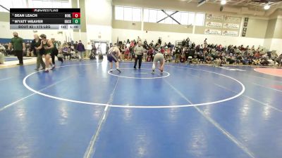 285 lbs Consi Of 4 - Sean Leach, Noble vs Wyatt Weaver, Bucksport