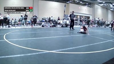64 lbs Quarterfinal - Ezrianna Delos-reyes Iniba, Nakamura Wrestling vs Jolie Schlaht, Monster Garage