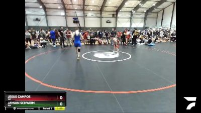 126 lbs Cons. Round 3 - Jesus Campos, WA vs Jayson Schweim, WA