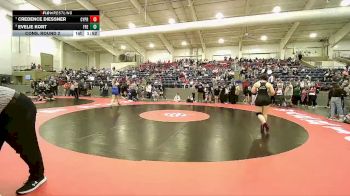 190 lbs Cons. Round 2 - Credence Diessner, Cyprus vs Evelie Kort, Fremont