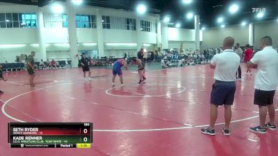 190 lbs Round 2 (6 Team) - Seth Ryder, Venice Warriors vs Kade Renner, S.E.O. Wrestling Club- Team White