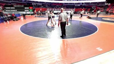 2A 215 lbs Champ. Round 1 - Noah Daniels, Mahomet (M.-Seymour) vs Owen Shea, Antioch