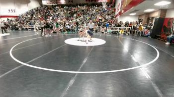 110 lbs 3rd Place Match - Isabella Hetzel, Thermopolis vs Gabriella Doughty, Cheyenne East