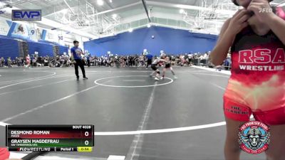 55 lbs Semifinal - Desmond Roman, Maize vs Graysen Magdefrau, SW Timberwolves