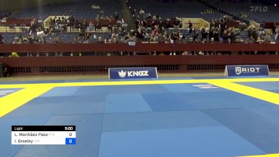 Leandro Manhães Paes vs Isaac Greeley 2024 Pan IBJJF Jiu-Jitsu No-Gi Championship