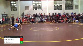 120 lbs Prelims - Topher Detmering, Kinkaid vs Chris Charles, Jesuit High School - New Orleans