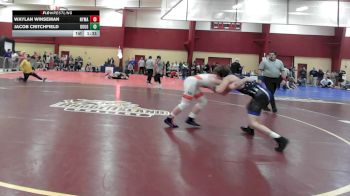 157 lbs Quarterfinal - Waylan Winseman, Nyma vs Jacob Critchfield, Doughboy Wrestling Club