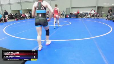 120 lbs Round 1 (8 Team) - McKenna Likert, Arkansas Red vs Emma Rinehart, Ohio Blue
