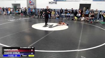 69 lbs Cons. Semi - Mckenzie Kuebler, Soldotna Whalers Wrestling Club vs Hannah Anders, Fairbanks Wrestling Club