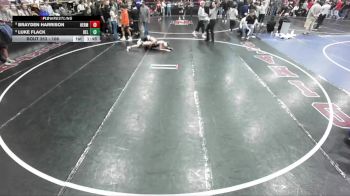 106 lbs Cons. Round 1 - Brayden Harrison, Hermiston vs Luke Flack, Belgrade