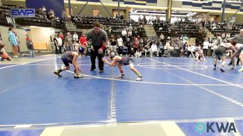 52 lbs 2nd Place - Myles Gibson, Standfast vs Treble Castor, Woodward Youth Wrestling