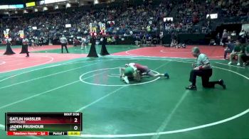 120 lbs Cons. Round 2 - Gatlin Hassler, Unattached vs Jaden Frushour, OCW1