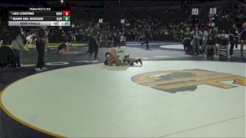 157 lbs Semifinal - Leo Contino, Buchanan (CS) vs Mark Del Bosque, Clovis North (CS)