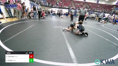 58 lbs Quarterfinal - Cooper Carlton, Cowboy Wrestling Club vs Jayce Clark, Team Nomad