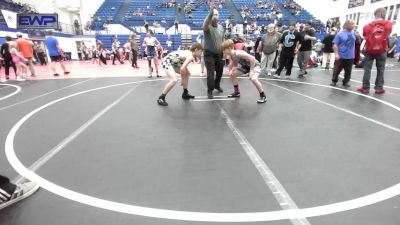 112 lbs Semifinal - Carsten Cagle, Harrah Little League Wrestling vs Konrad Kosanke, Standfast