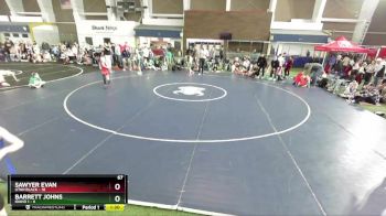 67 lbs Round 1 (4 Team) - Sawyer Evan, Utah Black vs Barrett Johns, Idaho 1