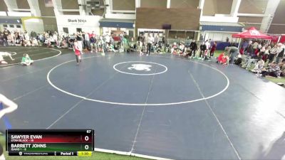 67 lbs Round 1 (4 Team) - Sawyer Evan, Utah Black vs Barrett Johns, Idaho 1