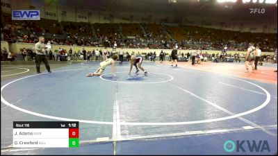 119 lbs Final - Jack Adams, Deer Creek Wrestling Club vs Quincey Crawford, BullTrained