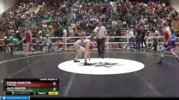 132 lbs Champ. Round 2 - Alex Draper, Thunder Basin High School vs Kyson Hamilton, Evanston