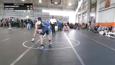 150 lbs Round 3 (8 Team) - Cadyn Crawford, Freakztyle Wrecking Crew vs Luke Henry, Warner Elite