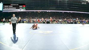 D3-157 lbs Quarterfinal - Brody Jones, Constantine vs Jaylin Henderson, Shelby HS