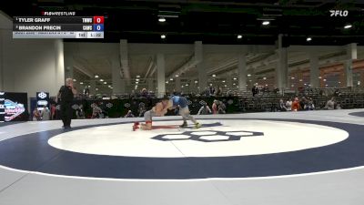 Masters B FS - 62 lbs 1st Place Match - Tyler Graff, Titan Mercury Wrestling Club (TMWC) vs Brandon Precin, Cardinal WC