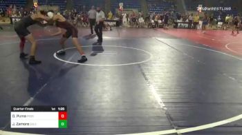 130 lbs Quarterfinal - Damien Puma, Prospect vs Joe Zamore, Colorado Bad Boys