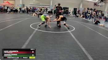115 lbs 1st Place Match - Damian Manna, Headhunters vs Alex Legarreta, The Compound
