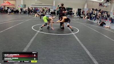 115 lbs 1st Place Match - Damian Manna, Headhunters vs Alex Legarreta, The Compound