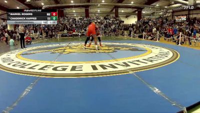 175 lbs Quarterfinal - Markel Rogers, Mater Academy East vs Chaddrick Kappes, Elko