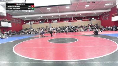 128 lbs Champ. Round 3 - Caleb Aguilera, Ukiah vs Andrew Lucero, Washington