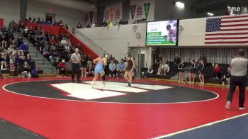 155 lbs Quarterfinal - Maggie Kriegel, Iowa Valley, Marengo vs Miley Walz, East Buchanan