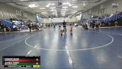 49-54 lbs Round 1 - Gamble Hardy, Box Elder Stingers vs Connor Sears, Northside Wrestling