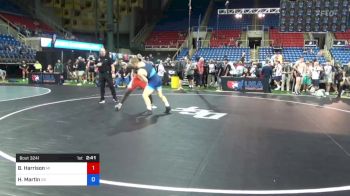 182 lbs Rnd Of 128 - Bernard Harrison, Michigan vs Holden Martin, Oklahoma