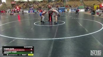 A 220 lbs Quarterfinal - Anthony Rigby, Harpeth vs Tyson Click, Samuel Everett School Of Innovation