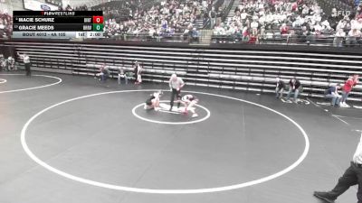 4A 105 lbs Champ. Round 1 - Gracie Meeds, Bear River vs Macie Schurz, Uintah