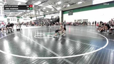 50 lbs Semifinal - Sawyer Jackson, Greater Heights Wrestling vs Joel Thompson, The Hideout