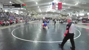 126 lbs Semis & 1st Wb (8 Team) - Dominic Cordero, Cleveland High School vs Mason Crane, Knoxville Halls High School