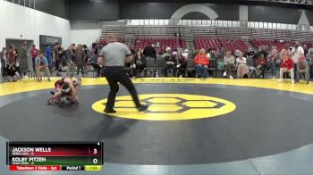 60 lbs Semis & 1st Wrestleback (8 Team) - Jackson Wells, Rebellion vs Kolby Pitzen, Team Ohio