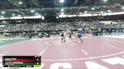 113 lbs Cons. Round 4 - Aidan Rork, Sandpoint vs Justus Peregrina, Coeur D Alene