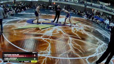 160 lbs Round 2 (4 Team) - Cain Lexvold, Zumbrota-Mazeppa vs Nathan Sickler, Lake Crystal/Welcome/Memorial